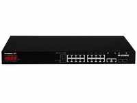 Edimax GS-5216PLC - Überwachungs-VLAN 18-Port Gigabit PoE+ Web Smart Switch für
