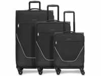 Stratic taska Koffer Set | Trolley Weichgepäck - Handgepäck Koffer mit 4...
