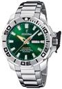 Festina Herren Uhr Analog aus Edelstahl 316L Silber - Quarzwerk - Kalender -
