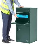 SMART PARCEL BOX XXL Paketbox f&uuml;r drau&szlig;en, Paketbriefkasten zum Einbauen, zur