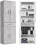 mokebo Mehrzweckschrank B&uuml;roschrank 'Der Praktische' (60x180 cm) aus Holz, mit
