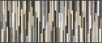 wash+dry Fu&szlig;matte, Mikado Stripes nature 60x140 cm, innen und au&szlig;en, waschbar