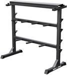 GORILLA SPORTS&reg; Hantelablage, 3 Ebenen, 30 mm, bis 400 kg, aus Stahl | F&uuml;r