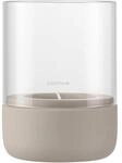 blomus Windlicht -Calma- | Kerzenhalter aus Beton & Glas | Farbe Fungi |...