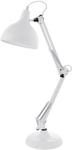EGLO Tischlampe Borgillio, 1 flammige Vintage Schreibtischlampe im Industrial Design,