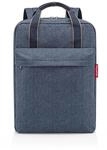 reisenthel Unisex Herringbone Backpack, Dunkelblau