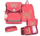 Belmil Premium Compact Plus ergonomisches Schulranzen Set 5 - teilig, AGR, Brustgurt,