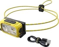 Nitecore Stirnlampe NU21, leicht, USB-C-aufladbare LED Kopflampe, 360 Lumen, 58 m