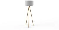 Chloe Au&szlig;enleuchte Stativ LED RGB Solar kabellos Holz / Polyethylen H 140cm...