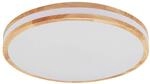 Lindby LED Deckenlampe Holz &Oslash;49,5 cm, mit Fernbedienung dimmbar wechselbare