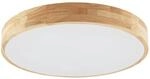 Lindby Deckenlampe Tanju (Landhaus, Vintage Rustikal) aus Holz (5 flammig E27) -