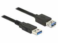 DeLock Verlängerungskabel USB 3.0 Typ-A Stecker > USB 3.0 Typ-A Buchse 3,0 m schwarz