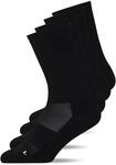 Snocks Hohe Kompressions Laufsocken 4 Paar - Funktionssocken Herren Damen -