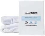 HOMESCAPES Wasserdichter Bettbezug 200x200 cm, Bettdeckenschoner wasserdicht,