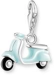 THOMAS SABO Charm-Anh&auml;nger t&uuml;rkiser Motorroller Silber 925 Sterlingsilber,