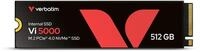 Verbatim Vi5000 NVMe M.2 SSD 512 GB, internes SSD-Laufwerk mit PCIe Gen 4, bis zu