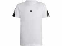 adidas Unisex Kinder T-Shirt (Short Sleeve) U Fi 3S T, White/Black, HR6309, 140