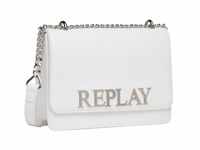 Replay Damen Handtasche aus Kunstleder, Optical White 001 (Weiß), Onesize