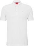 Hugo Men's Donos222 Polo, Open White120, M