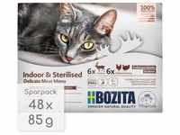 Bozita Indoor & Sterilised Häppchen in Soße Fleisch | 12x 85g