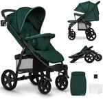 Lionelo Annet Plus Buggy Kinderwagen ab Geburt bis 22 kg, Liegefunktion flach,
