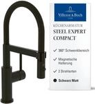 Villeroy & Boch Steel Expert Compact K&uuml;chenarmatur, Hochdruck mit Umschaltfunktion