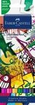 Faber-Castell 164525 - Goldfaber Aqua Dual Marker, Graffiti, mit Pinselspitze und