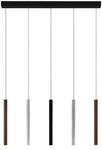 Lucande LED Stoika dimmbar (Modern) in Schwarz aus Metall (5 flammig,)