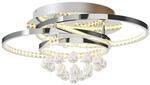 Lucande LED Deckenlampe Kristall dimmbar, Kronleuchter Deckenleuchte 37,8W