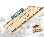 Coemo 7 Zonen Lattenrost MULTIRA - starr, 28 Leisten Lattenroste, Mittelgurt,...