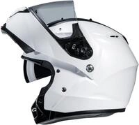 HJC, Modularer, Motorradhelm, C91N Perlwei&szlig;, S