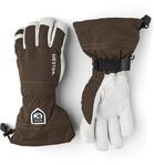Hestra Heli Ski 5-Finger Handschuhe Skihandschuhe Fingerhandschuhe dunkelbraun 8 HS