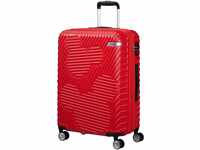 American Tourister Mickey Clouds, Spinner M, Erweiterbar Koffer, 66 cm, 63/70 L, Rot
