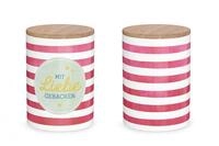 LaVida - 3081121 - Porzellandose, Weihnachten, Mit Liebe gebacken,15,5cm x 11cm,
