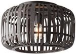 Brilliant Woodrow Deckenleuchte 40cm holz dunkel/schwarz