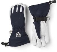 Hestra Frauen Armee Leder Heli Ski handschuh NAVY/WHITE 6