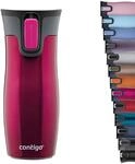 Contigo Thermobecher West Loop Autoseal, Edelstahl Isolierbecher, Reisebecher,