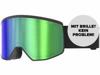 ATOMIC FOUR PRO HD Skibrille - All Black - Skibrillen mit kontrastreichen Farben -