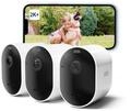 Arlo Pro 5 WLAN &Uuml;berwachungskamera aussen X3 + zertifiziertes SmartHub, 2K UHD,