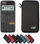 Casio fx-87DE X ClassWiz inkl. WYNGS Schutztasche Dunkelgrau - Wissenschaftlicher