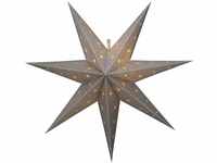 Star 505-02, LED-Outdoor-Stern "Alice", 12 warmwhite LED, Plastik, Silber, 1.8...