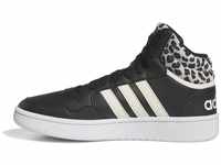 adidas Damen Hoops 3.0 Mid Sneakers, core Black/Cream White/FTWR White, 38 EU