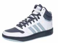 adidas Hoops Mid 3.0 Shoes Kids Sneaker, FTWR White/Shadow Navy/Wonder Blue, 38 2/3
