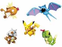 Mega CONSTRUX Pokémon Exklusives Pokéball-Set - 5 Figuren, unterschiedliche