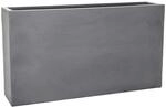 VIVANNO Pflanzk&uuml;bel Raumteiler Beton-Optik Grau ELEMENTO Slim 90x20x50 cm -