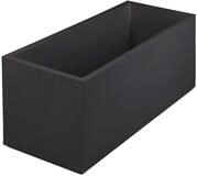Ondis24 Pflanzk&uuml;bel Blumenk&uuml;bel Blumentopf Vulkan Pierre 100cm, Schiefer Optik mit