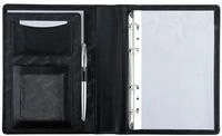 Alassio 30003-1 - Ringbuchmappe BENACO im DIN A5 Format, Schreibmappe aus