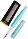 Online F&uuml;ller Eleganza I Metall I Farbe Satin Turquoise I Federst&auml;rke M I