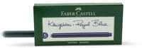 FABER-CASTELL 185524 - Gro&szlig;raum-Standardpatronen, 5er Pack, K&ouml;nigsblau