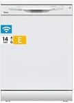Midea SF 3.60NW PRO Geschirrsp&uuml;ler 60cm Freistehend und Unterbauf&auml;hig, 14 Gedecke,